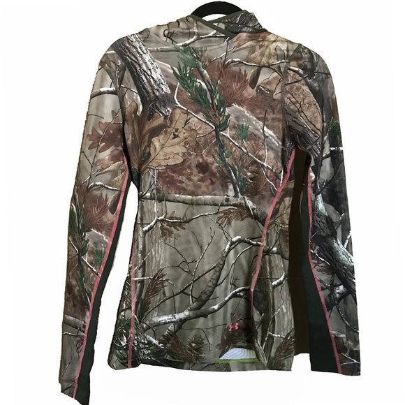 NEW Under Armour Women's UA ColdGear Hoodie!  Infrared Scent Control  Realtree - Picture 1 of 2